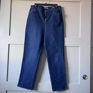 Gloria Vanderbilt Jeans Womens 16 Blue Amanda Stretch Denim High Rise Classic